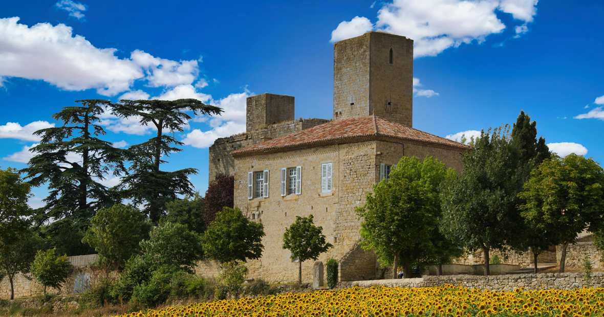 château dans le beaujolais